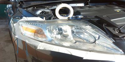 Замена ламп ближнего света Ford Mondeo