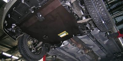 Установка защиты картера Mitsubishi ASX