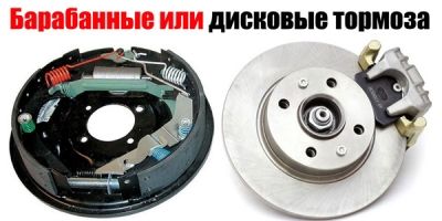 Какие тормоза лучше дисковые или барабанные